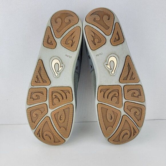 Olukai Nohea Moku Mens Size 13 Gray Casual Slip-On Boat Shoes - Picture 8 of 9